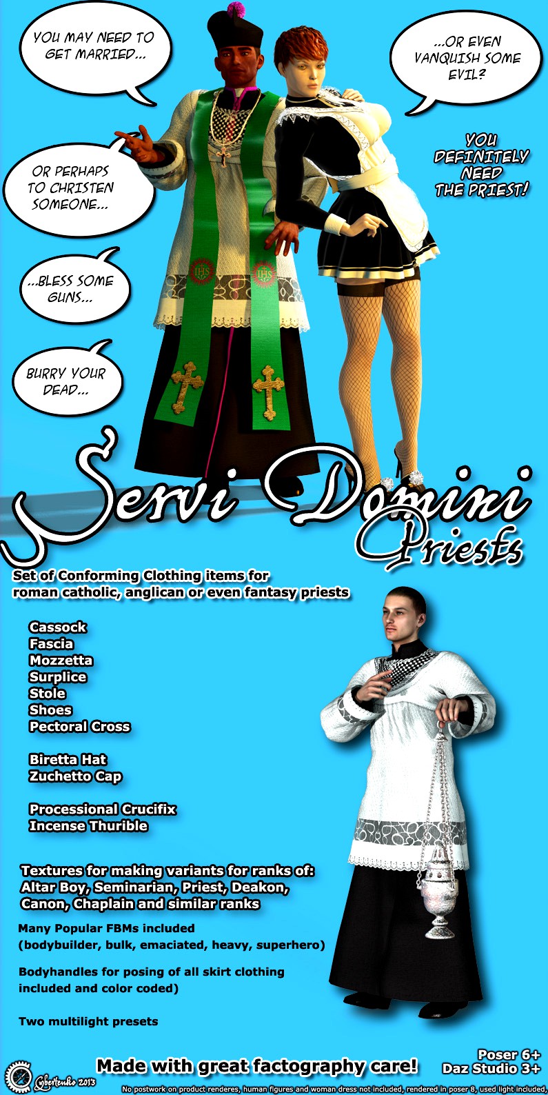 Servi Domini - Priests - Extended License