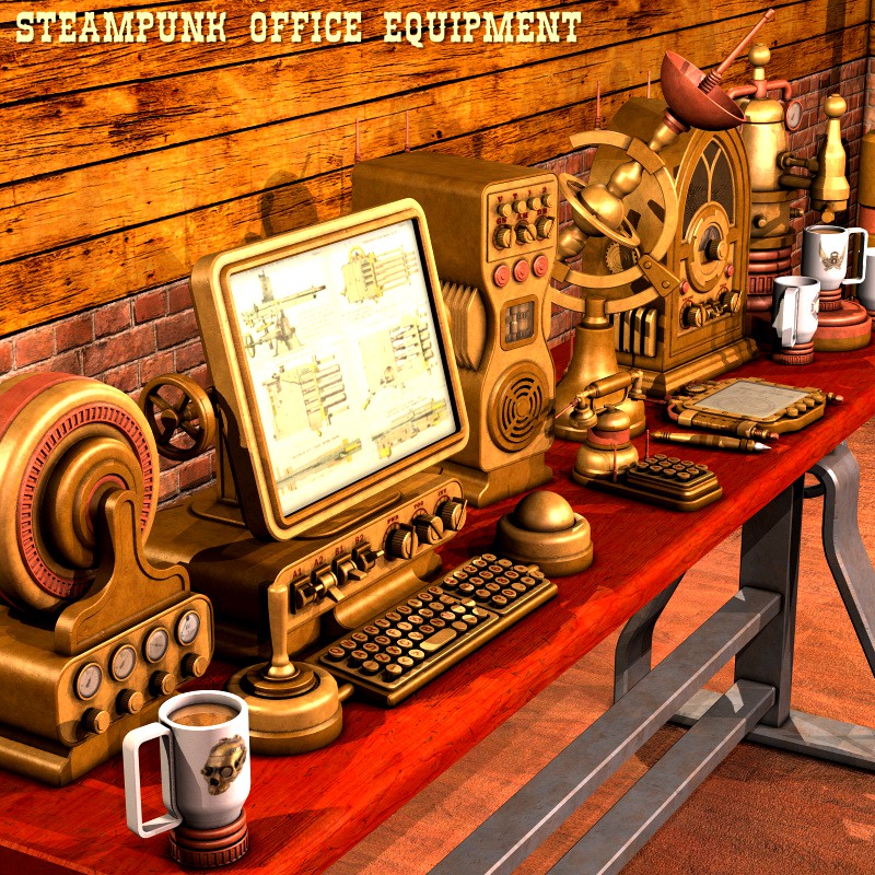 Steampunk Office Equipment
