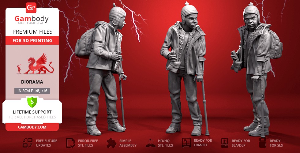 Freddy Freeman 3D Printing Figurine | Assembly