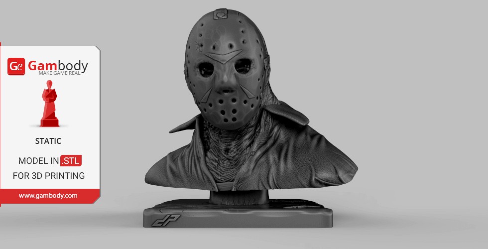 Jason Bust 3D Printing Figurine | Assembly