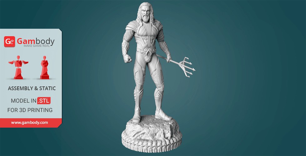 Aquaman 3D Printing Figurine | Assembly