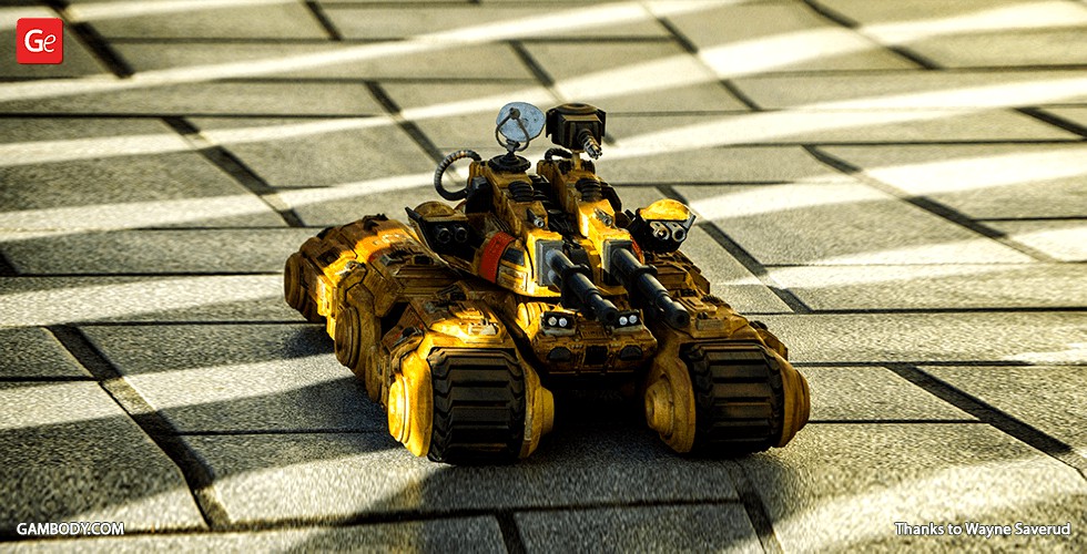 Mammoth Tank 3D Printing Model | Assembly Kit