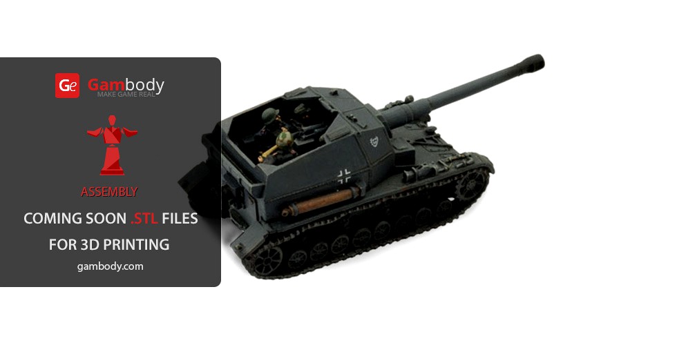 K18 auf Panzer battle tank (Assembly model)