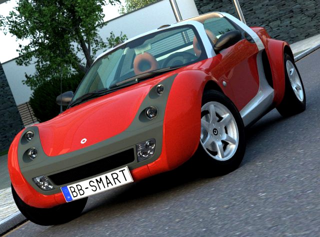 Smart Roadster 2007 3D Model