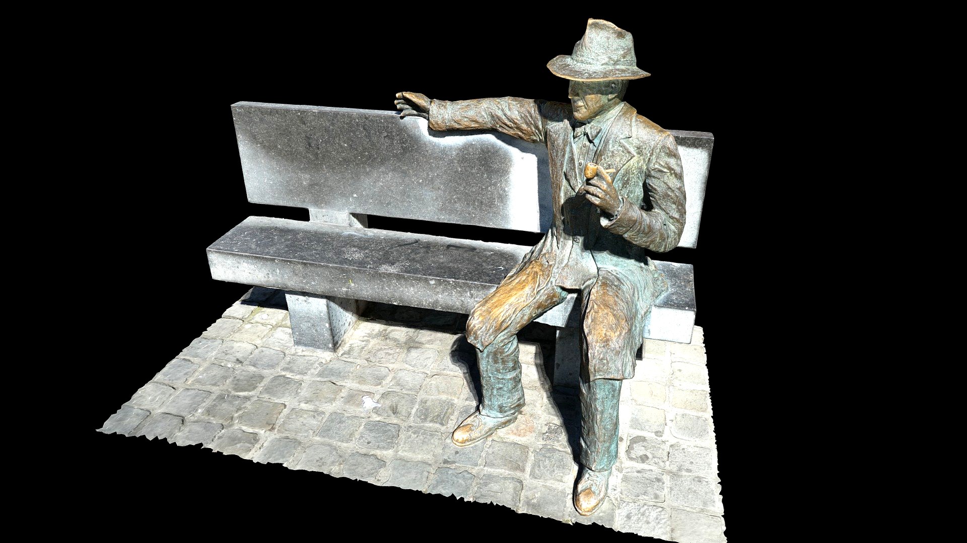 Statue de Georges Simenon (Liège)