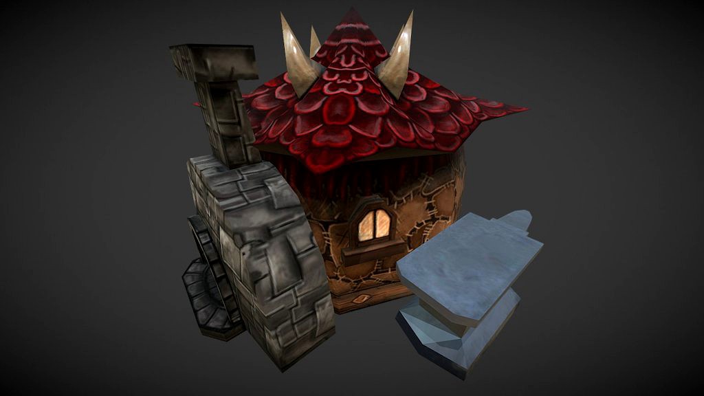 RTS Fantasy Buildings - Orc Blacksmith