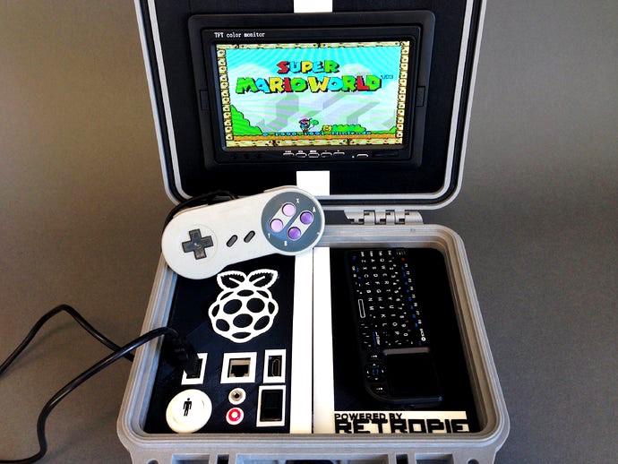Retro Pie Box - Portable Raspberry Pi Emulation Console ***OUTDATED VERSION*** by NickRBrewer