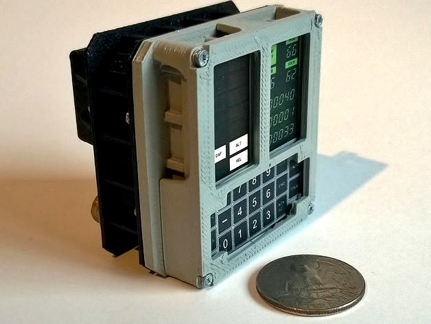 Mini Apollo Guidance Computer DSKY Module by RabbitEngineering