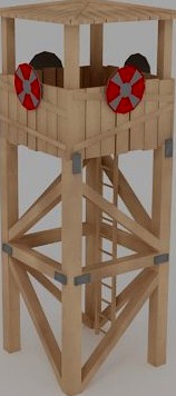 Woodtower 3D Model