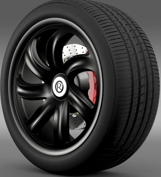 R Spirit wheel 3D Model
