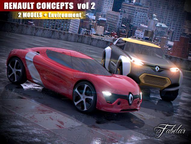 Renault concept vol 2 3D Model