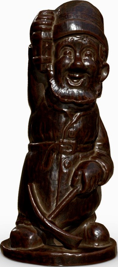 Dwarf with a Lamp and Pickaxe