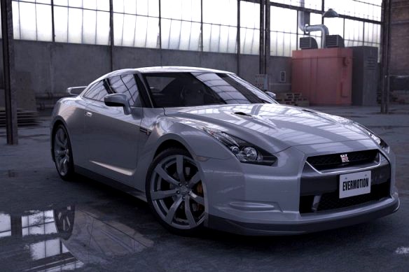 Nissan GTR 3D Model