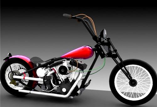 HarleyDavidson 3D Model