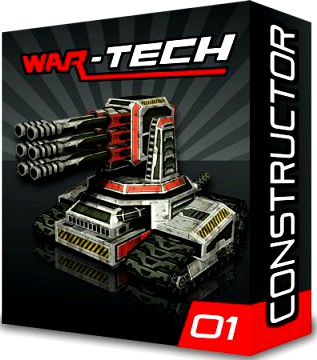 Modular Multilevel Turrets Mechs Robots 3D Model