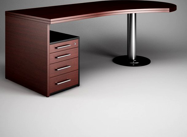 CGAxis Office Desk 10 3D Model