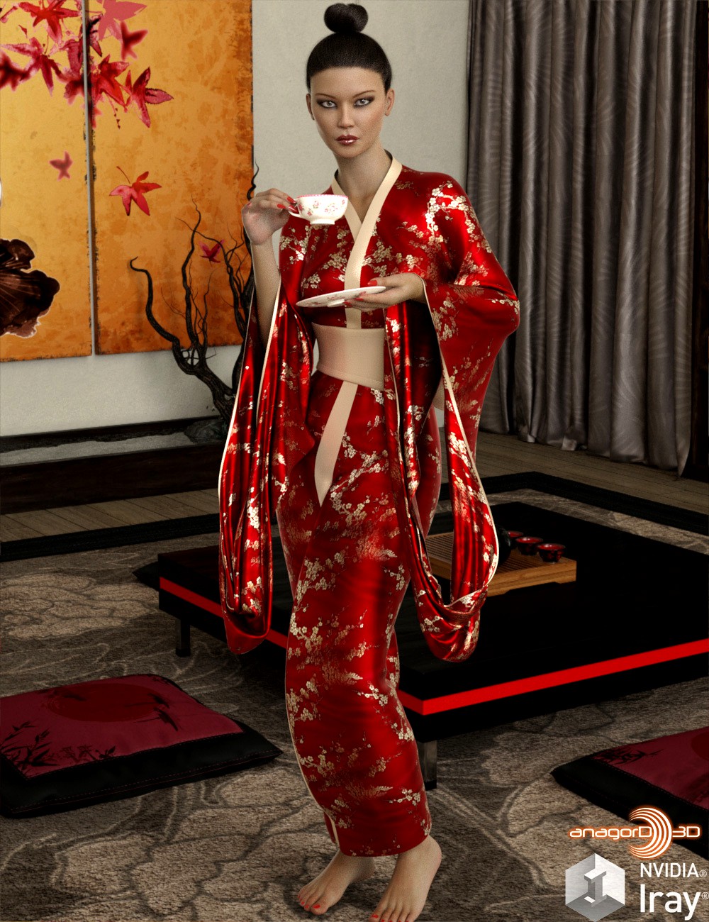 VERSUS - dForce Kimono for G8F