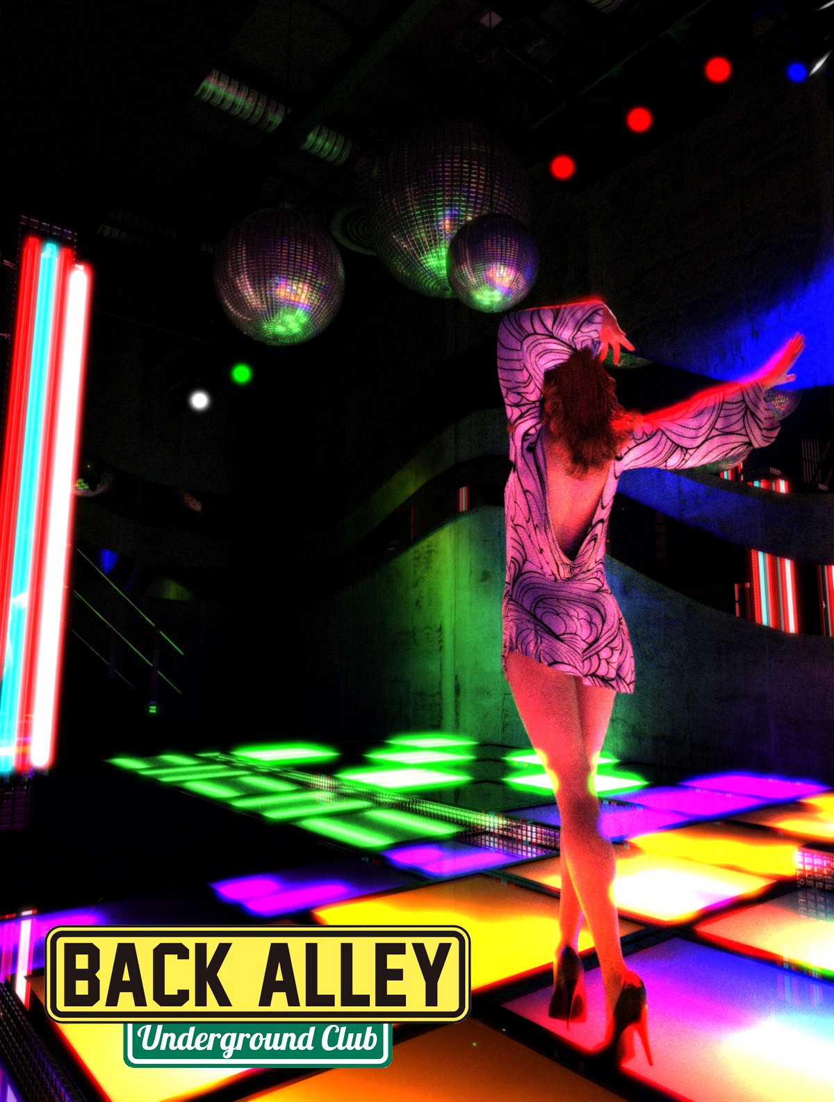 Back Alley Underground Club for DS Iray