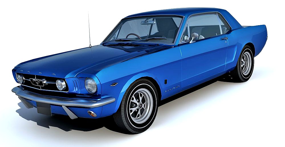 1965 Ford Mustang 3d model