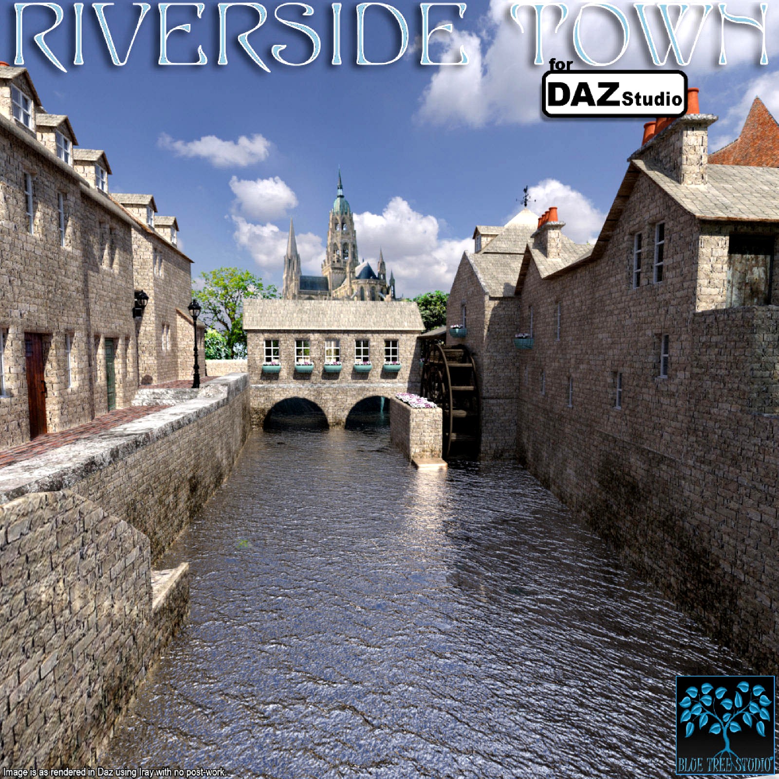 Riverside Town for Daz Studio
