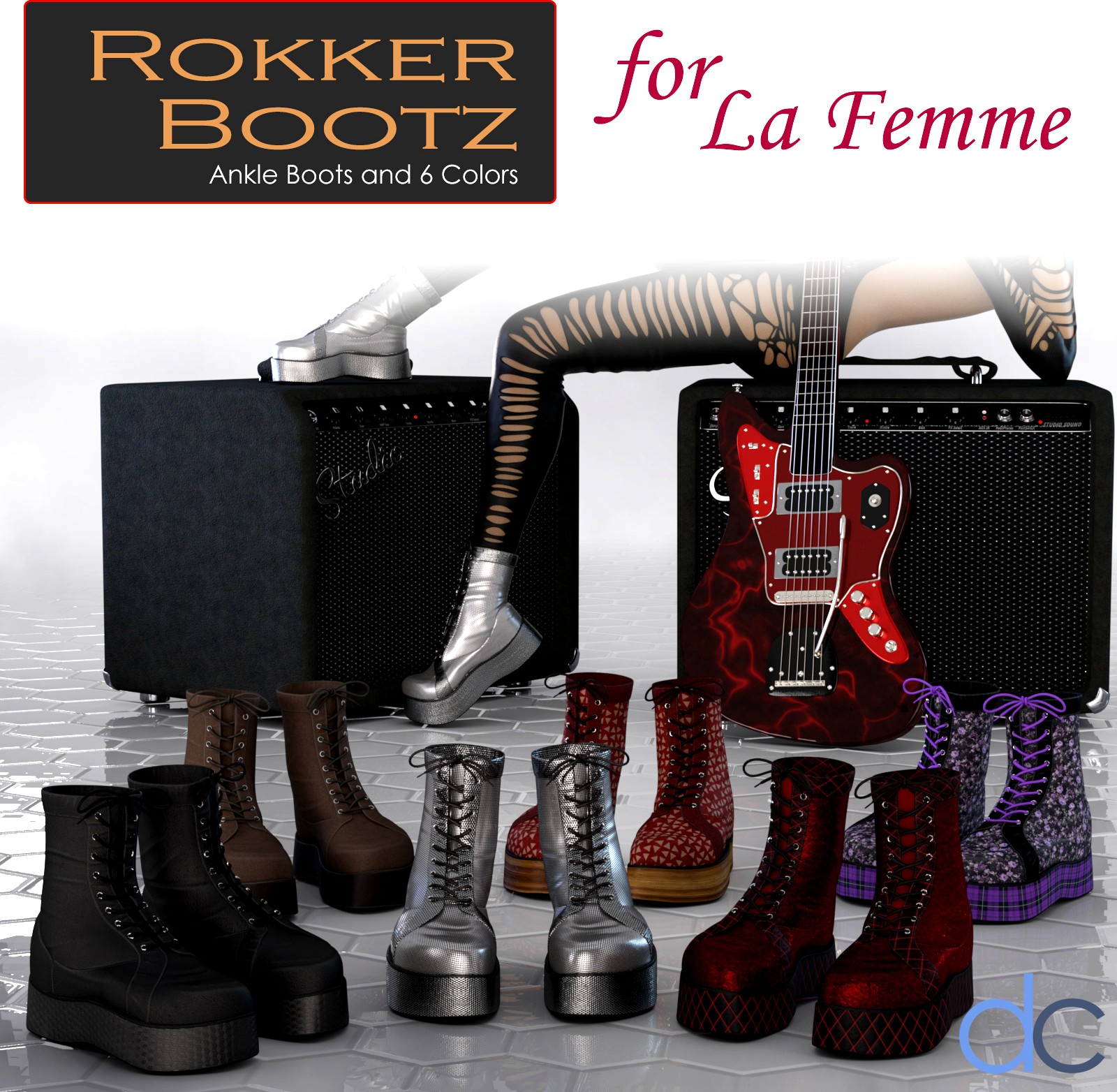 DC-RokkerBootz for La Femme