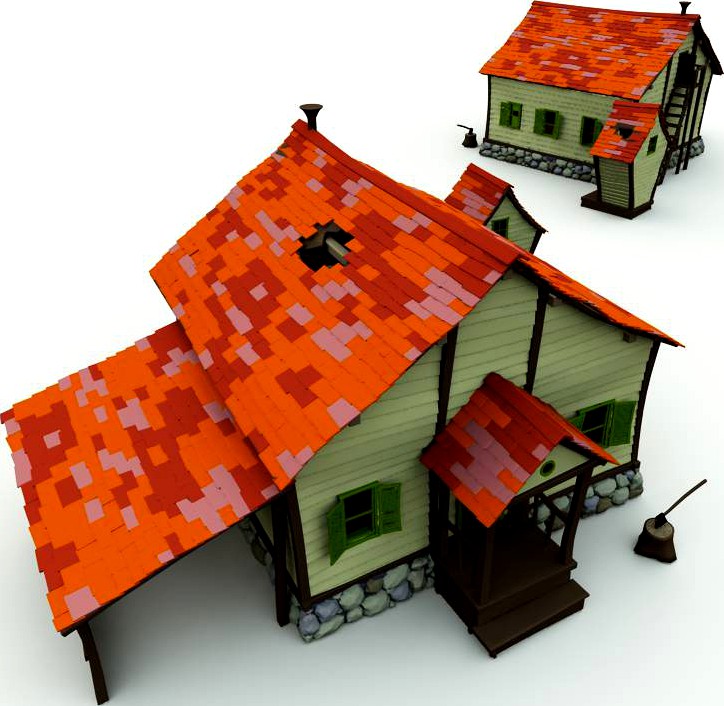 Bonehollow Creepy Farmhouse for Vue