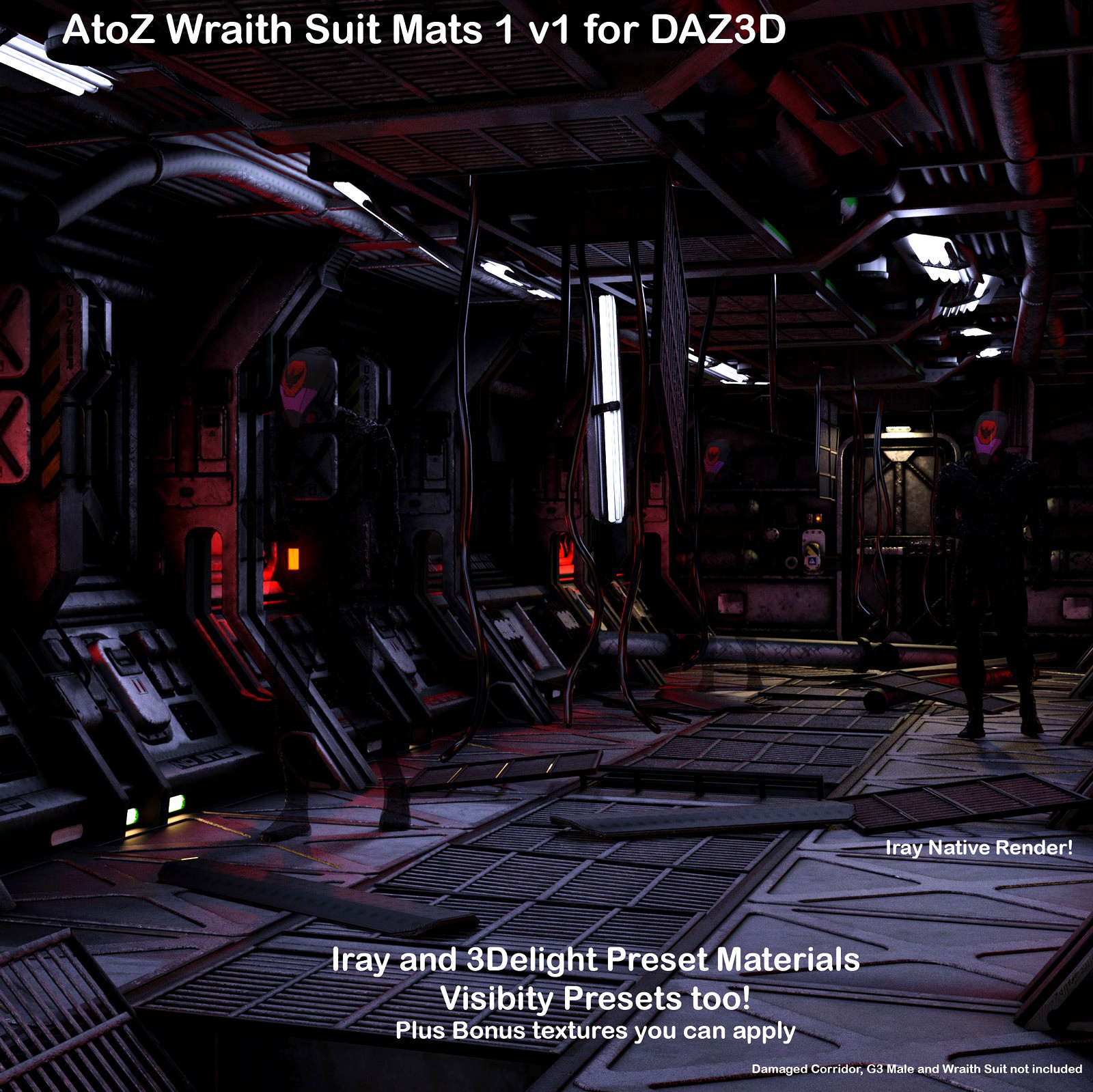 AtoZ Wraith Suit Visibility-n-Mats 1 v1 DAZ 3D