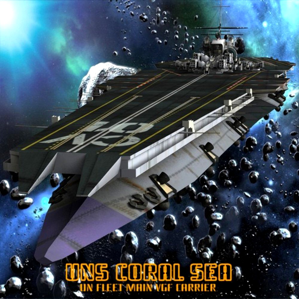 UNS Coral Sea Space Carrier for Poser
