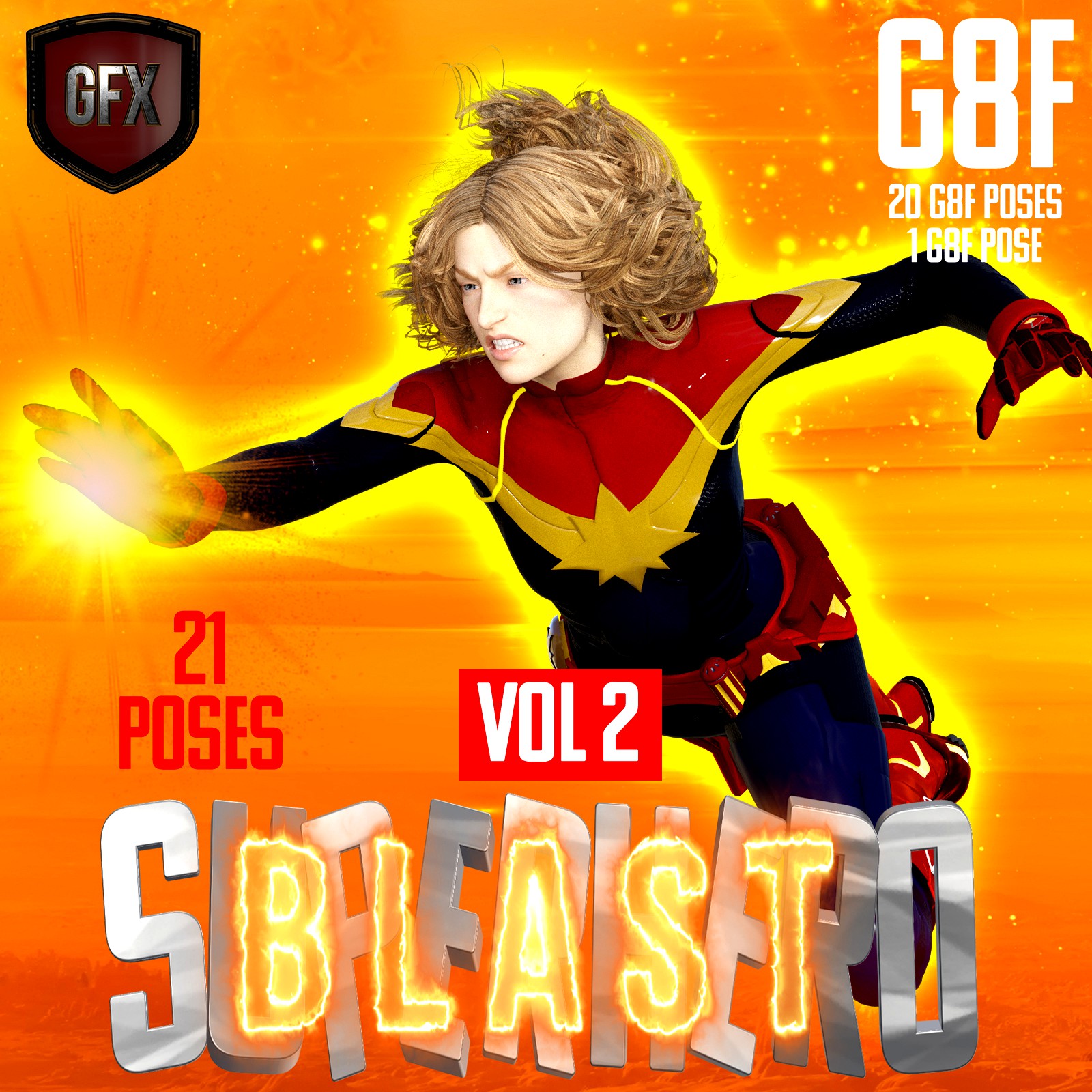 SuperHero Blast for G8F Volume 2