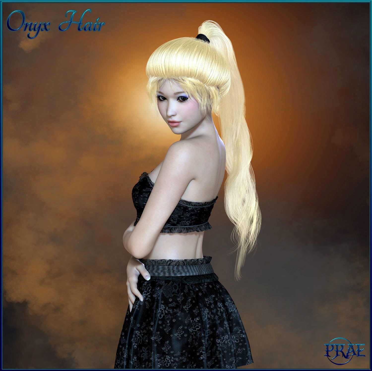 Prae-Onyx Hair V4 M4 and La Femme Poser