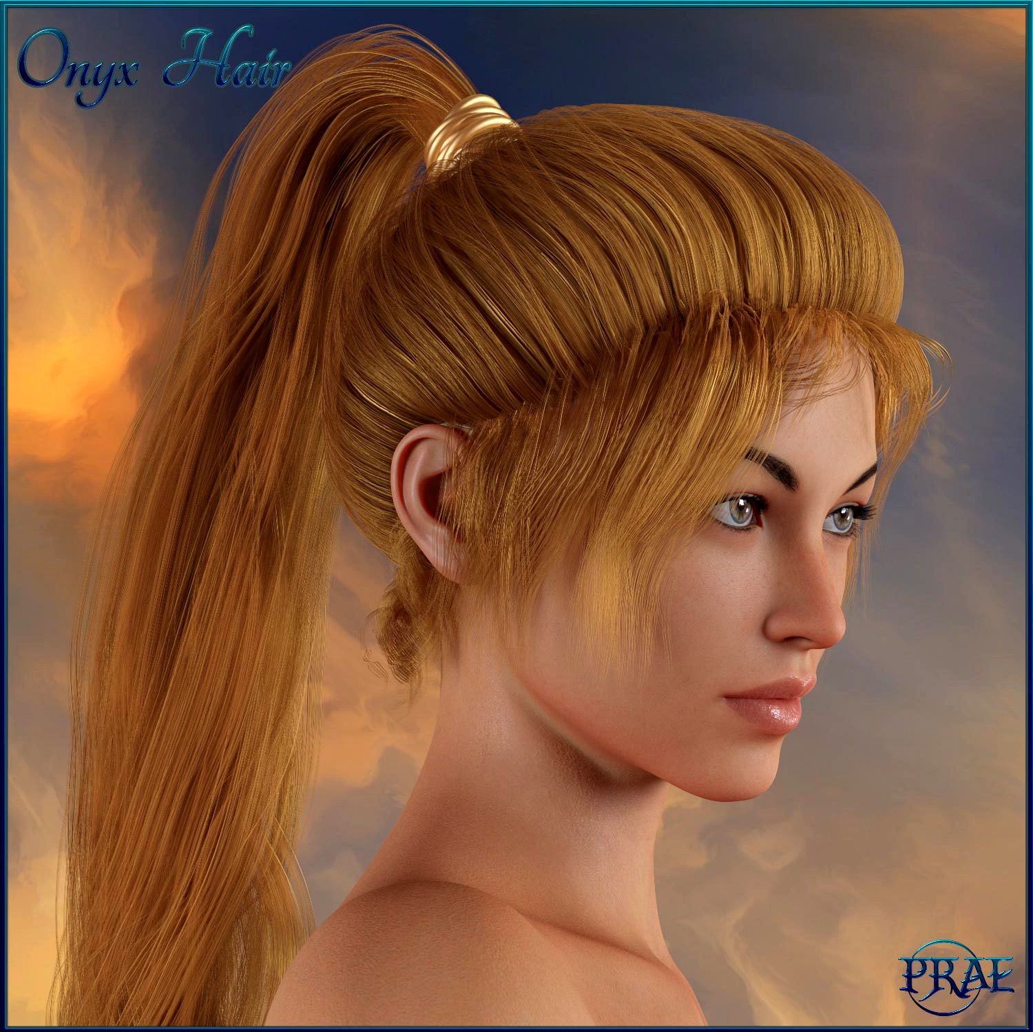 Prae-Onyx Hair G3/G8 Daz