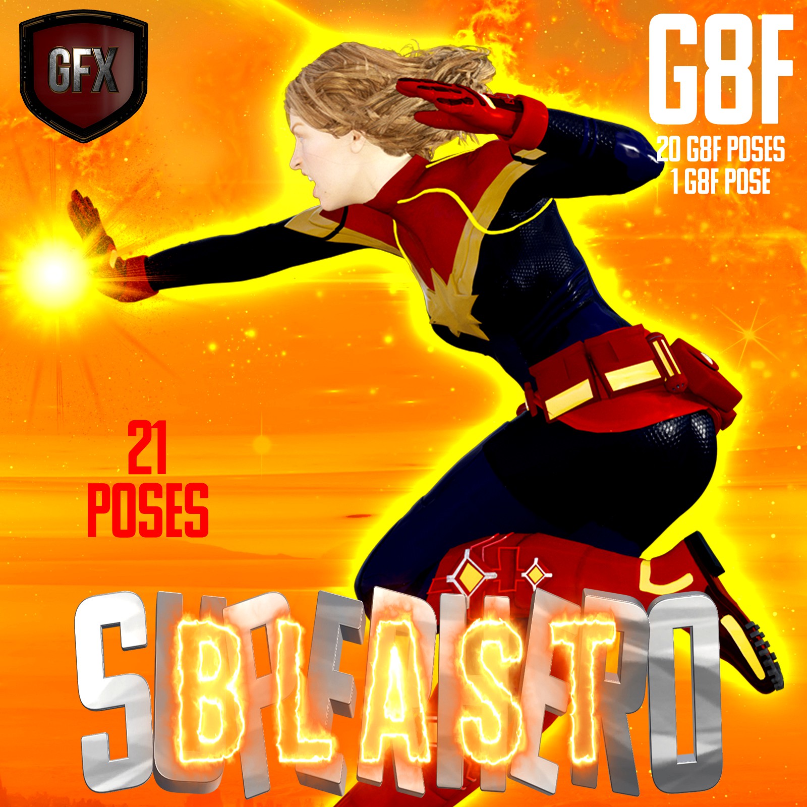 SuperHero Blast for G8F Volume 1