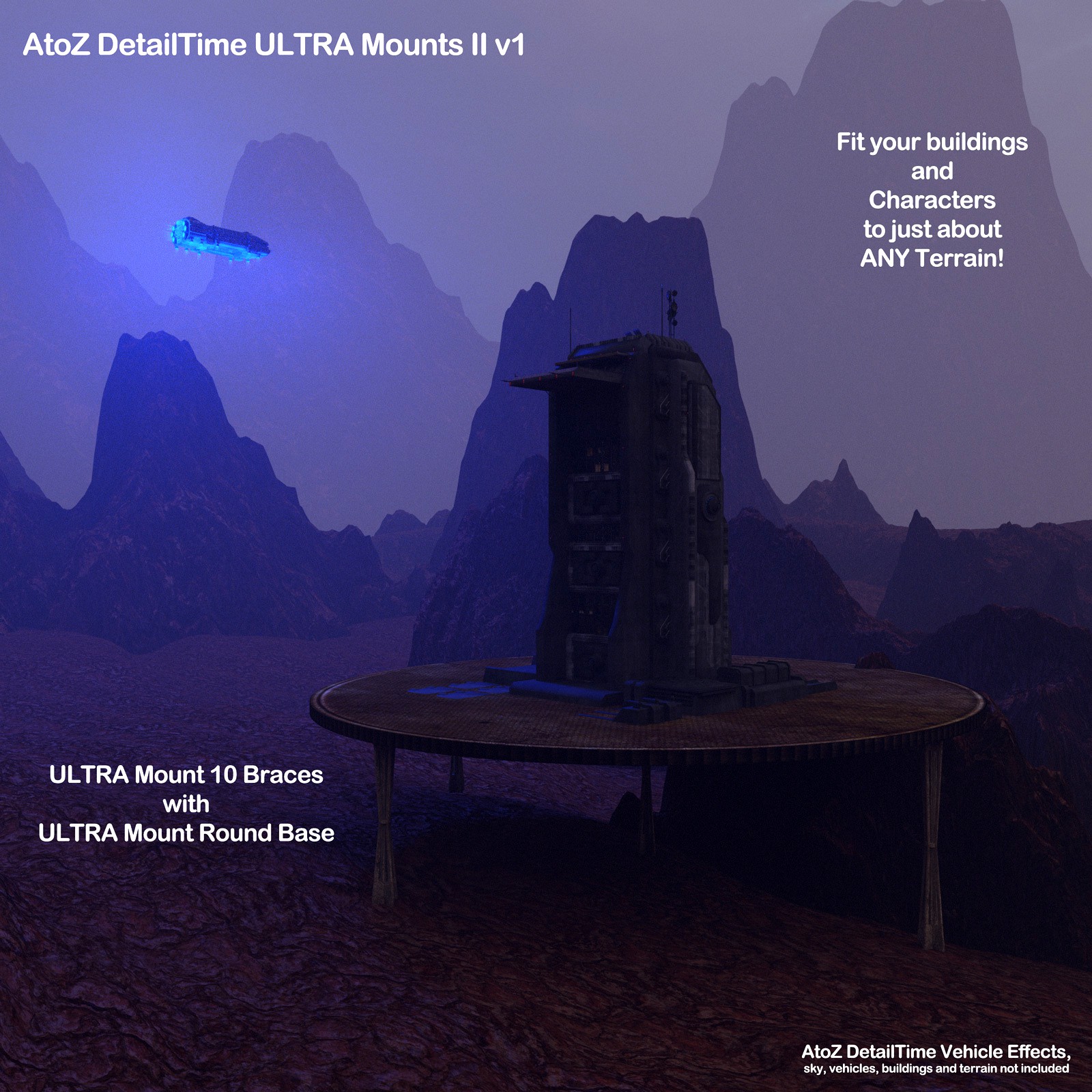 AtoZ DetailTime ULTRA-Mounts II v1 for Poser