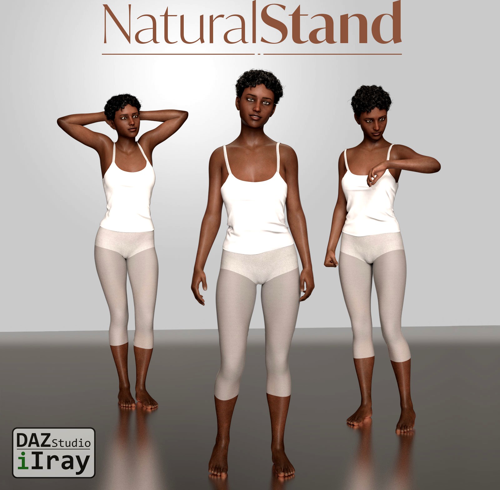 Natural Stand - Motion Capture Poses for Genesis 8 Female