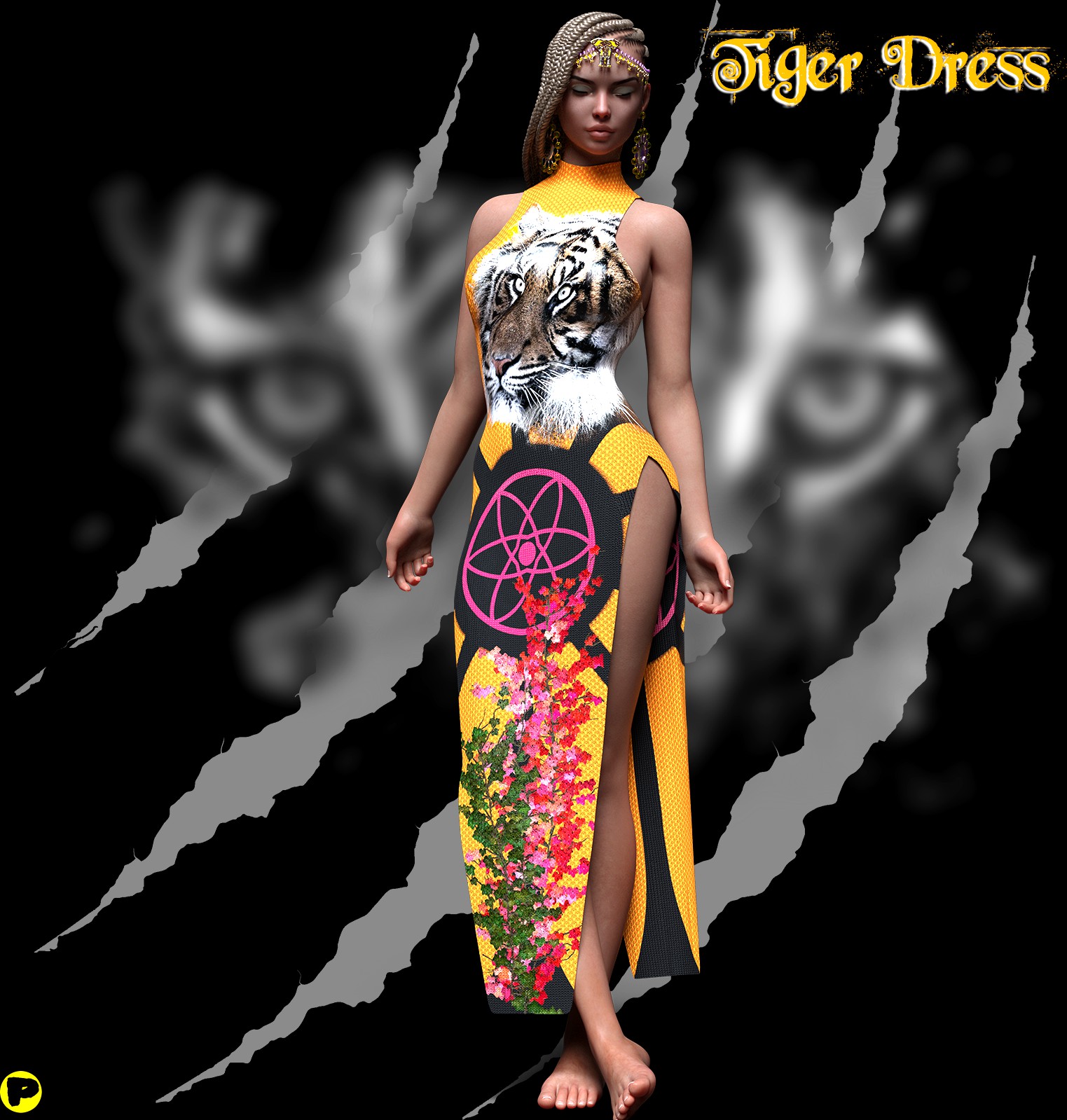 Tiger Dress G8F