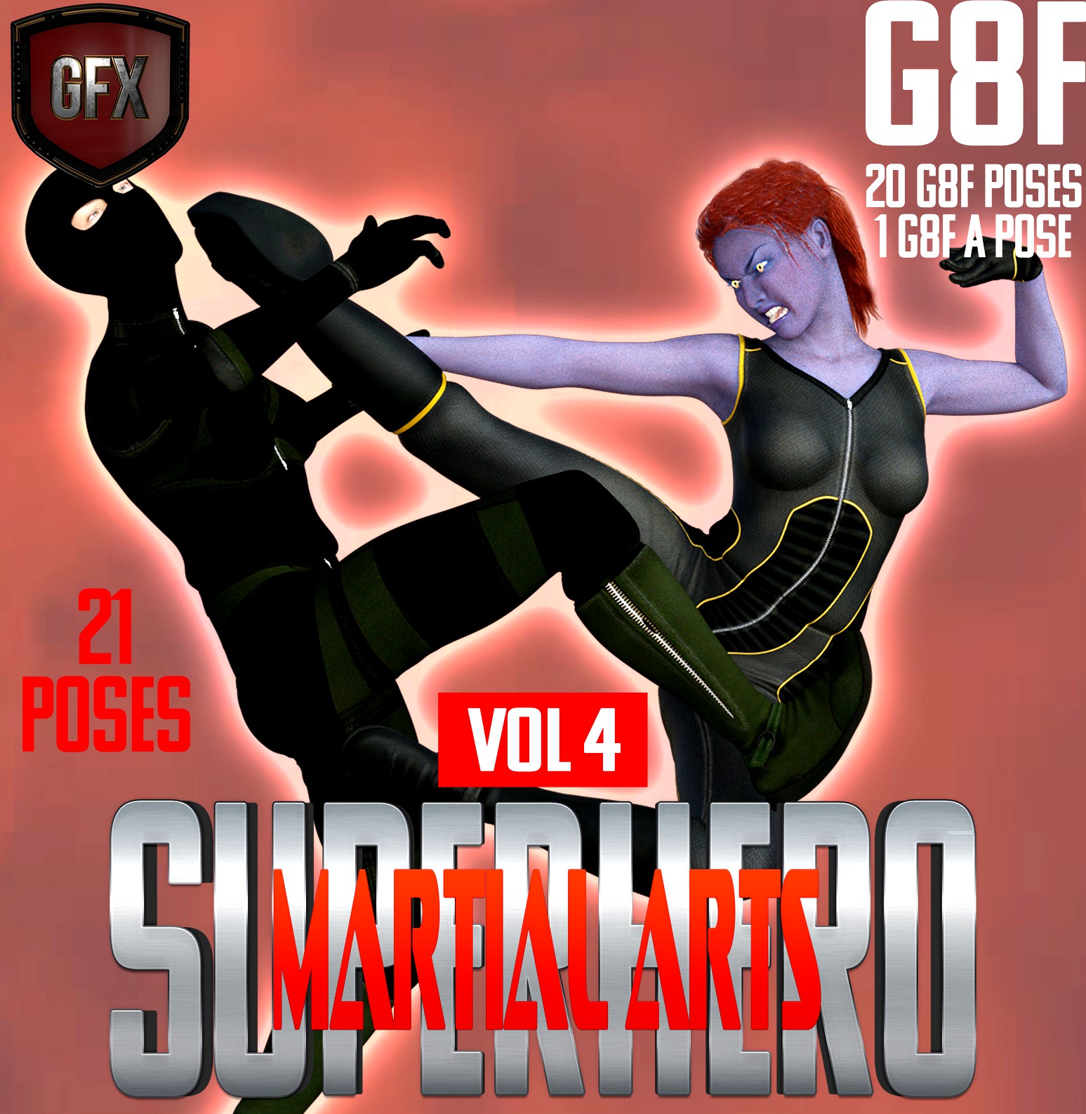 SuperHero Martial Arts for G8F Volume 4
