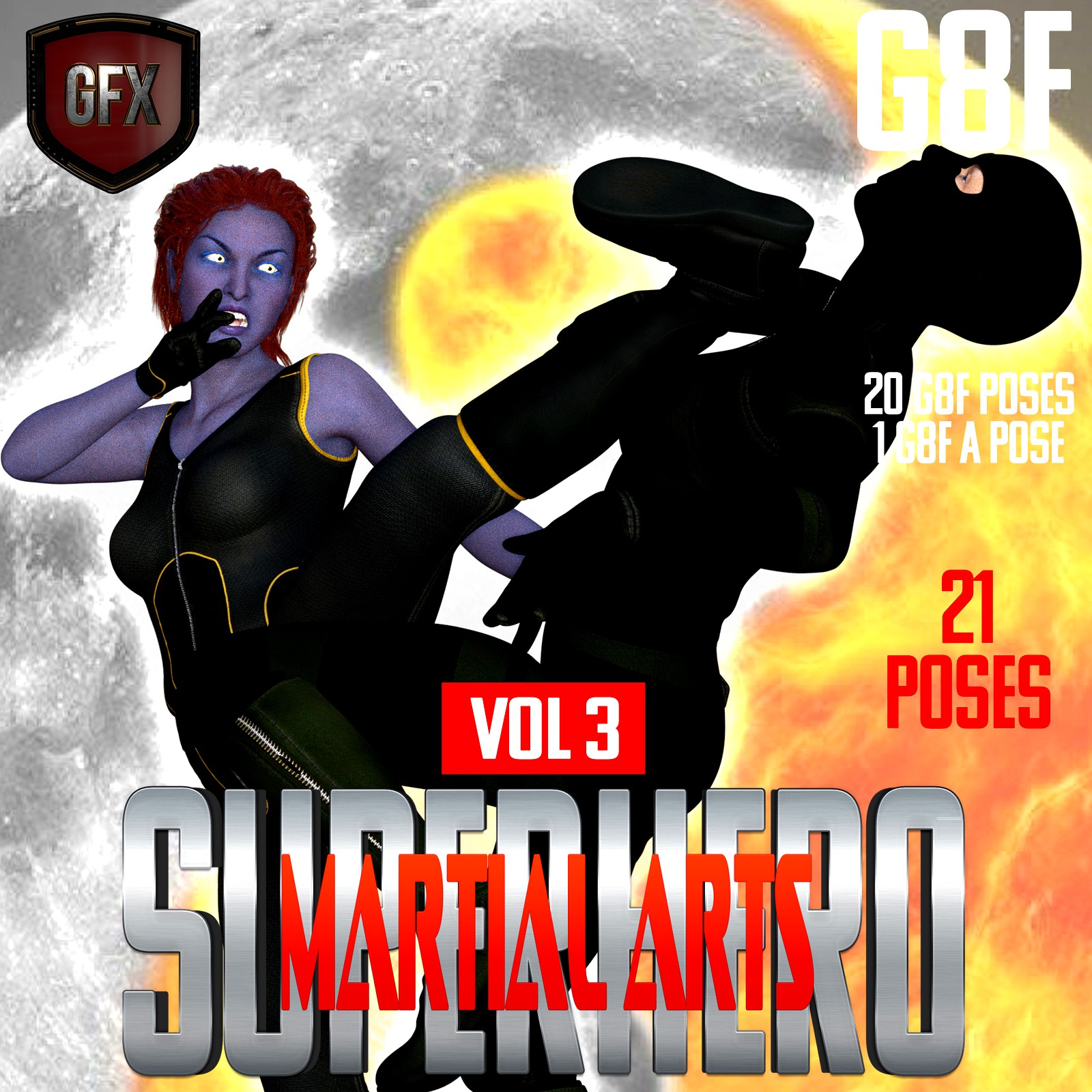 SuperHero Martial Arts for G8F Volume 3
