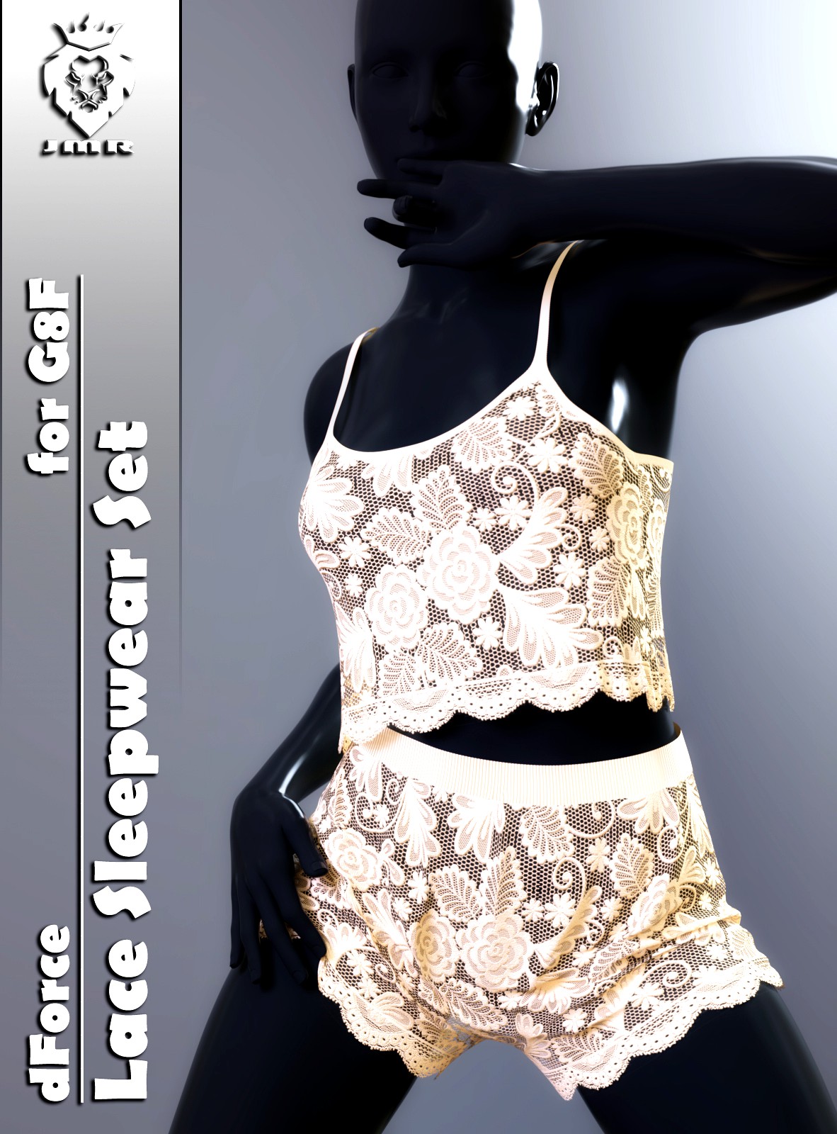 JMR dForce Lace Sleepwear Set for G8F