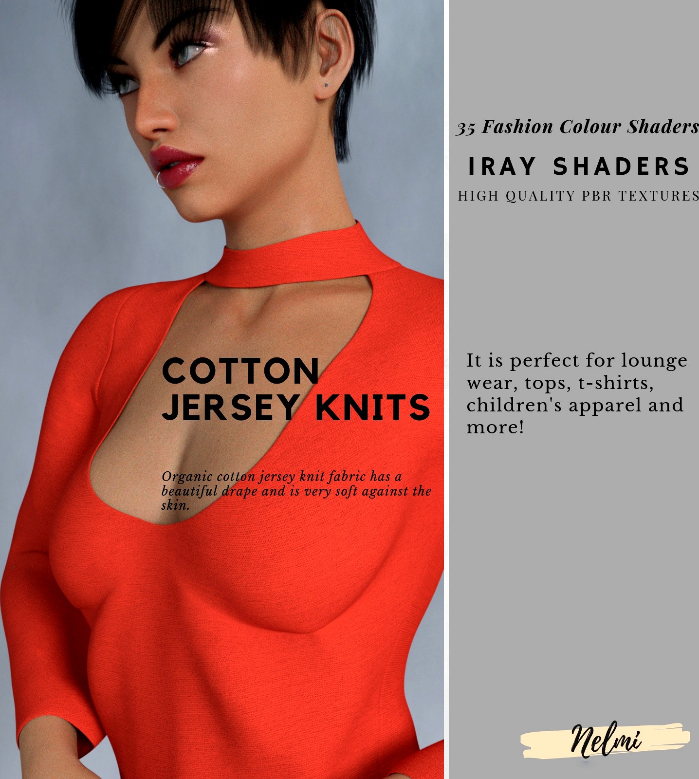 Cotton Knits Iray Shaders- Merchant Resource