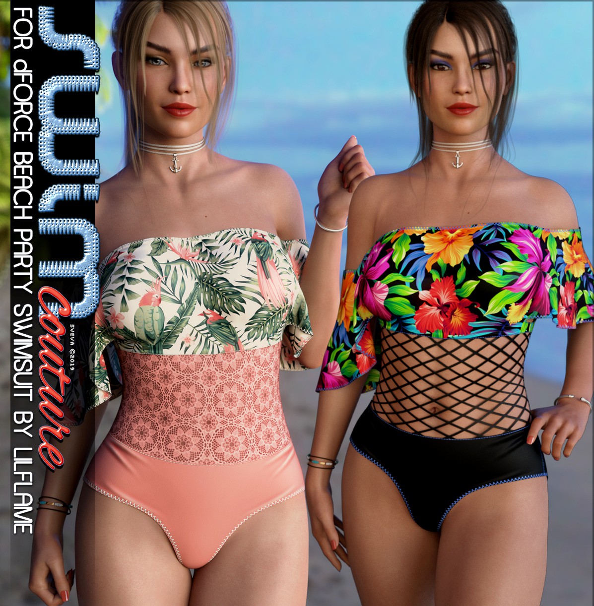 SWIM Couture for dForce Beach Party Swimsuit