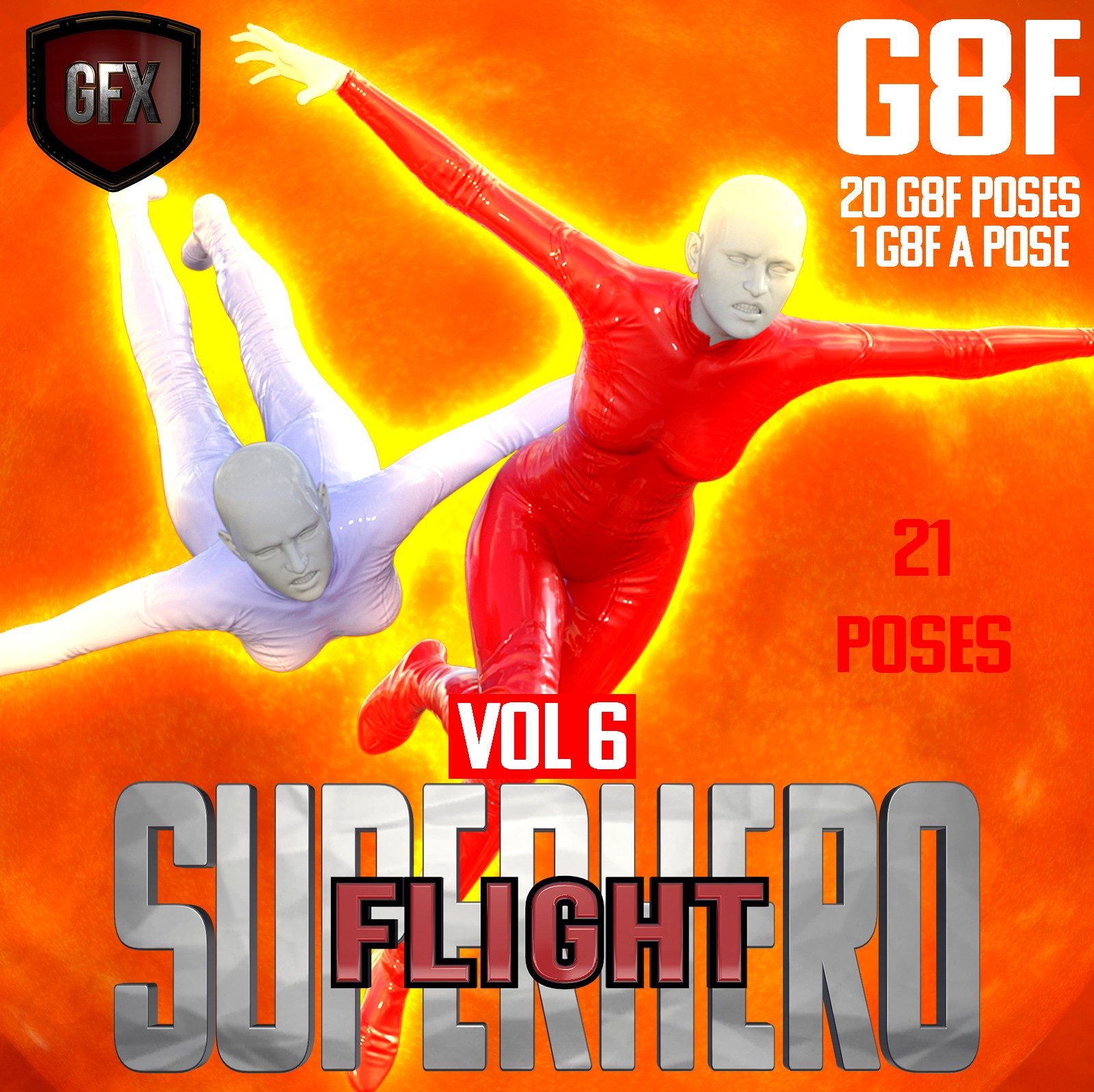 SuperHero Flight for G8F Volume 6