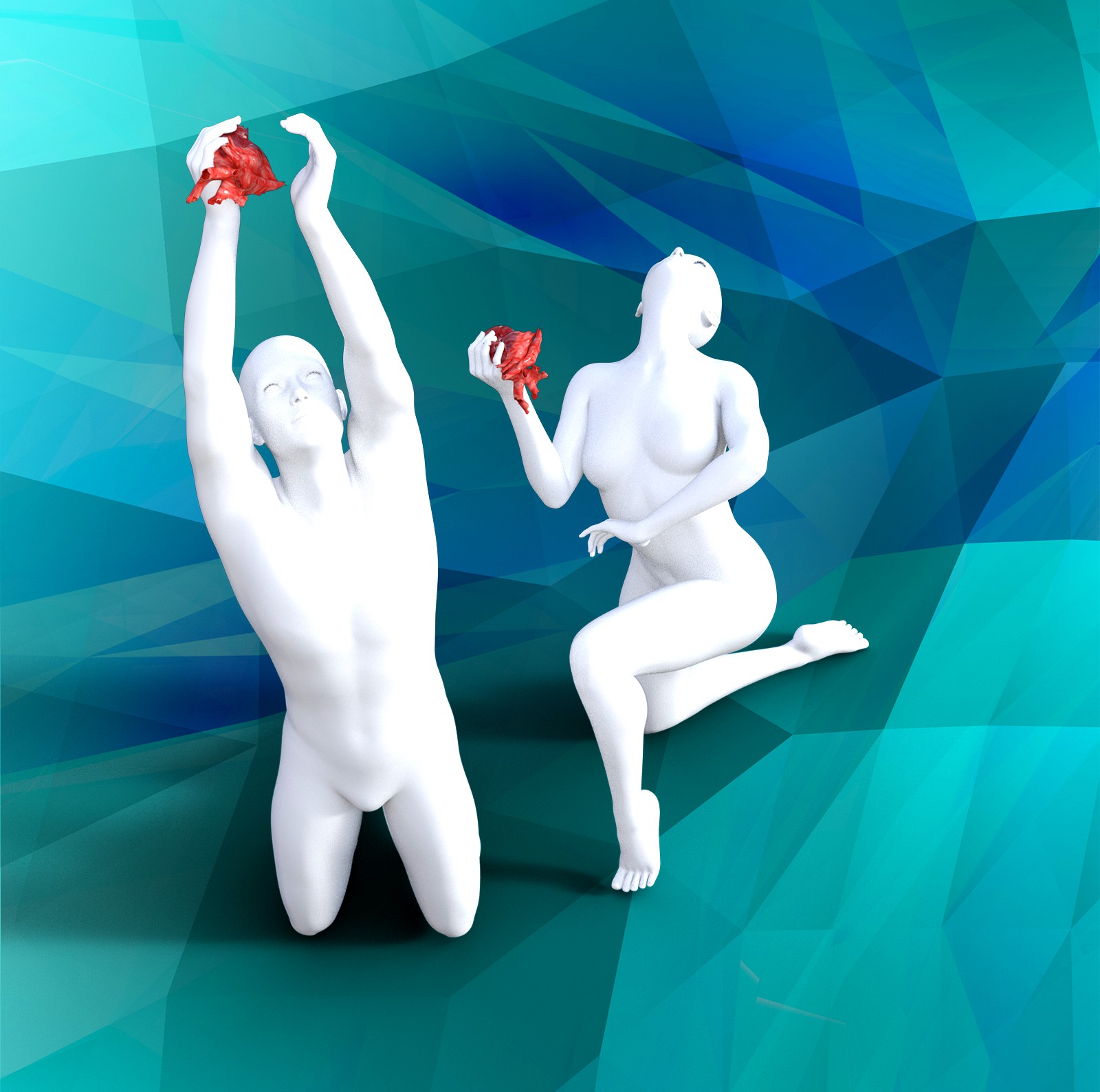 Beating Heart Poses for G8M and G8F