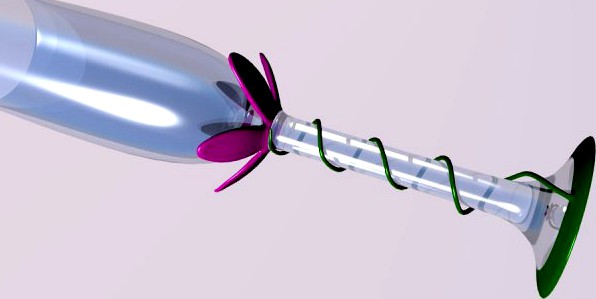Flower Champagne Glass 3D Model