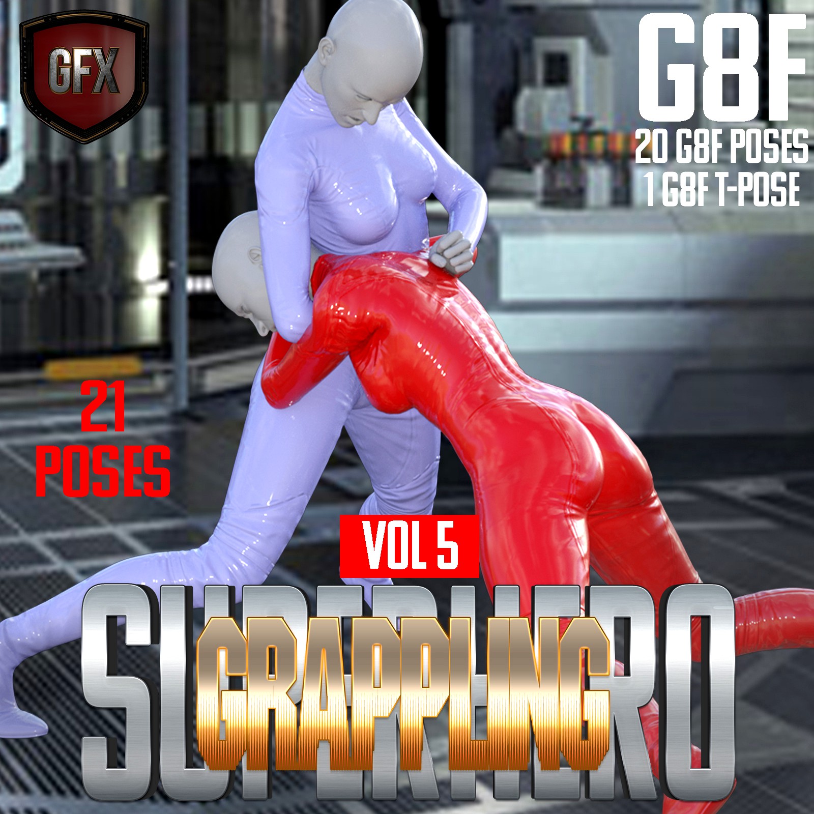 SuperHero Grappling for G8F Volume 5