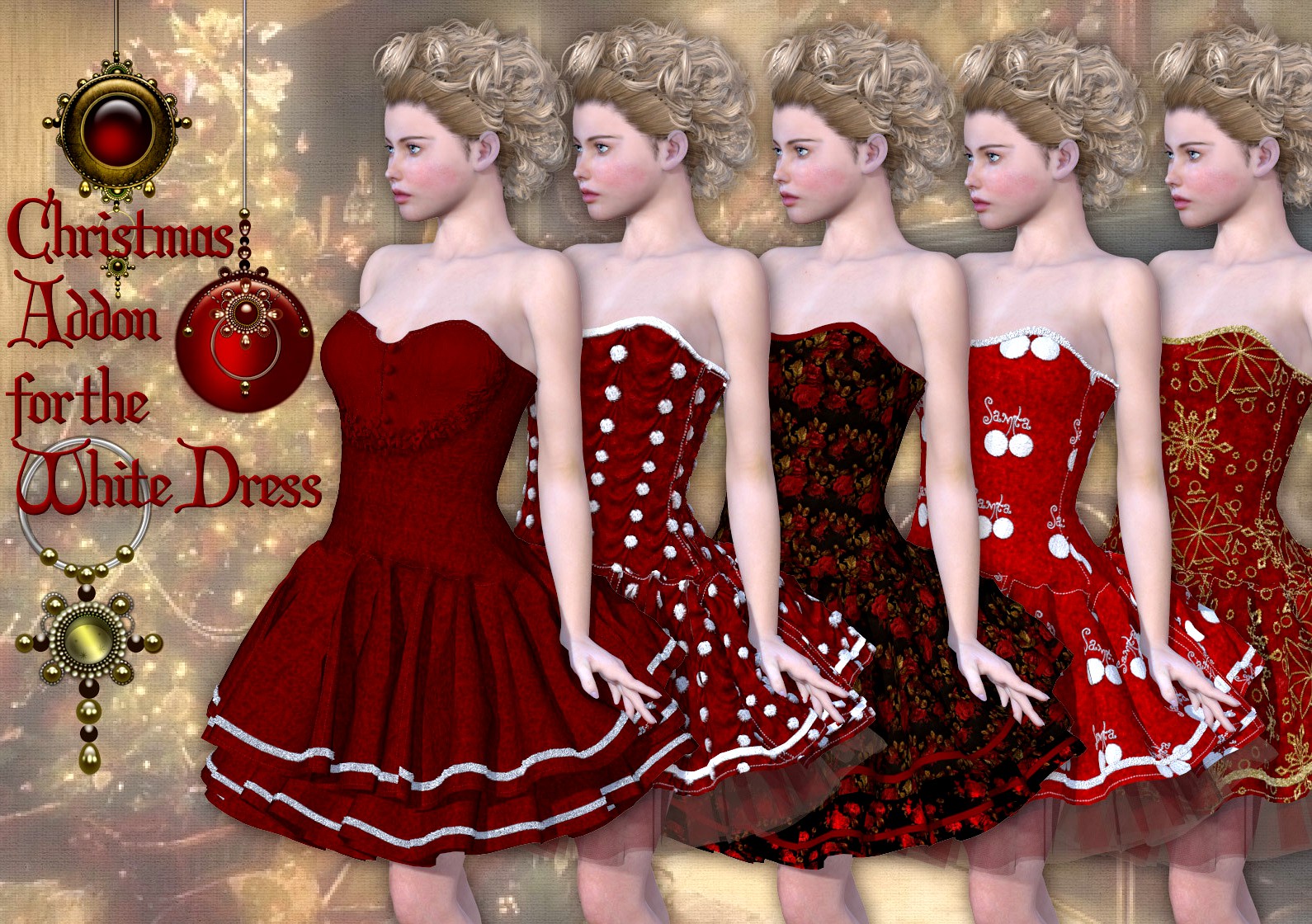 Christmas Addon for the White Dress