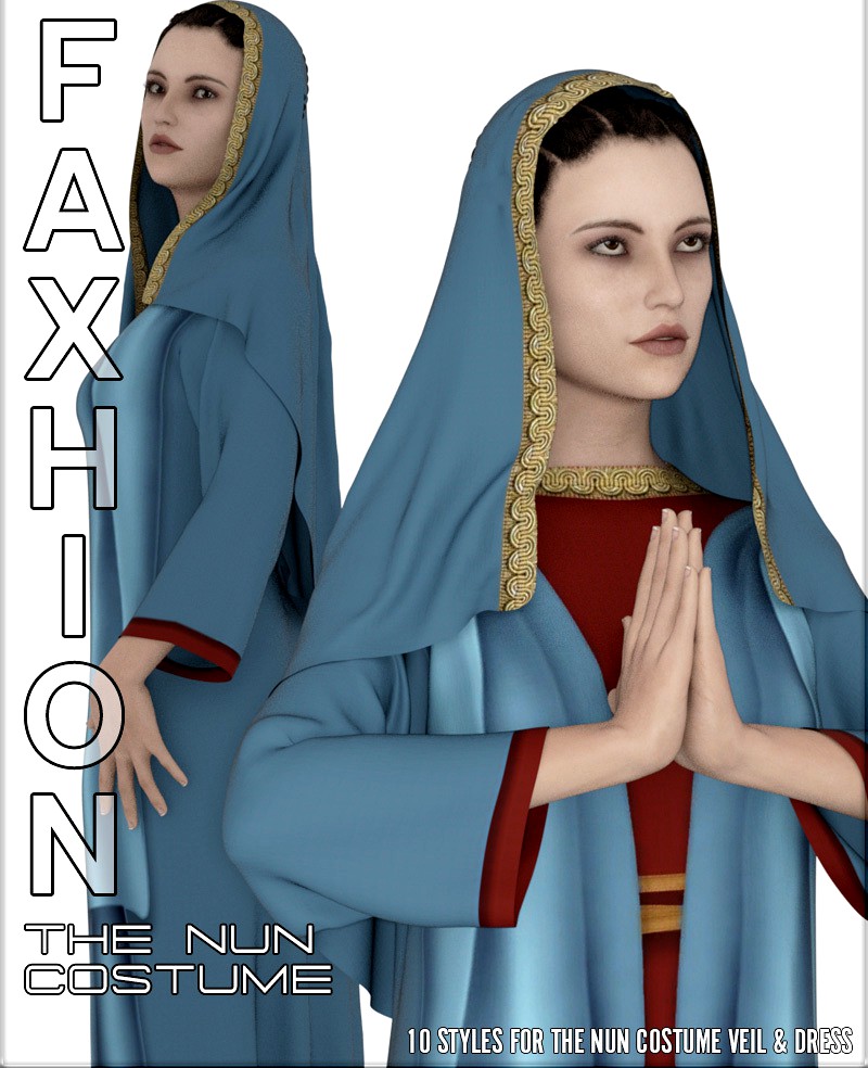 Faxhion - dForce Nun Costume