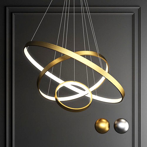 indoor modern circular ring chandelier