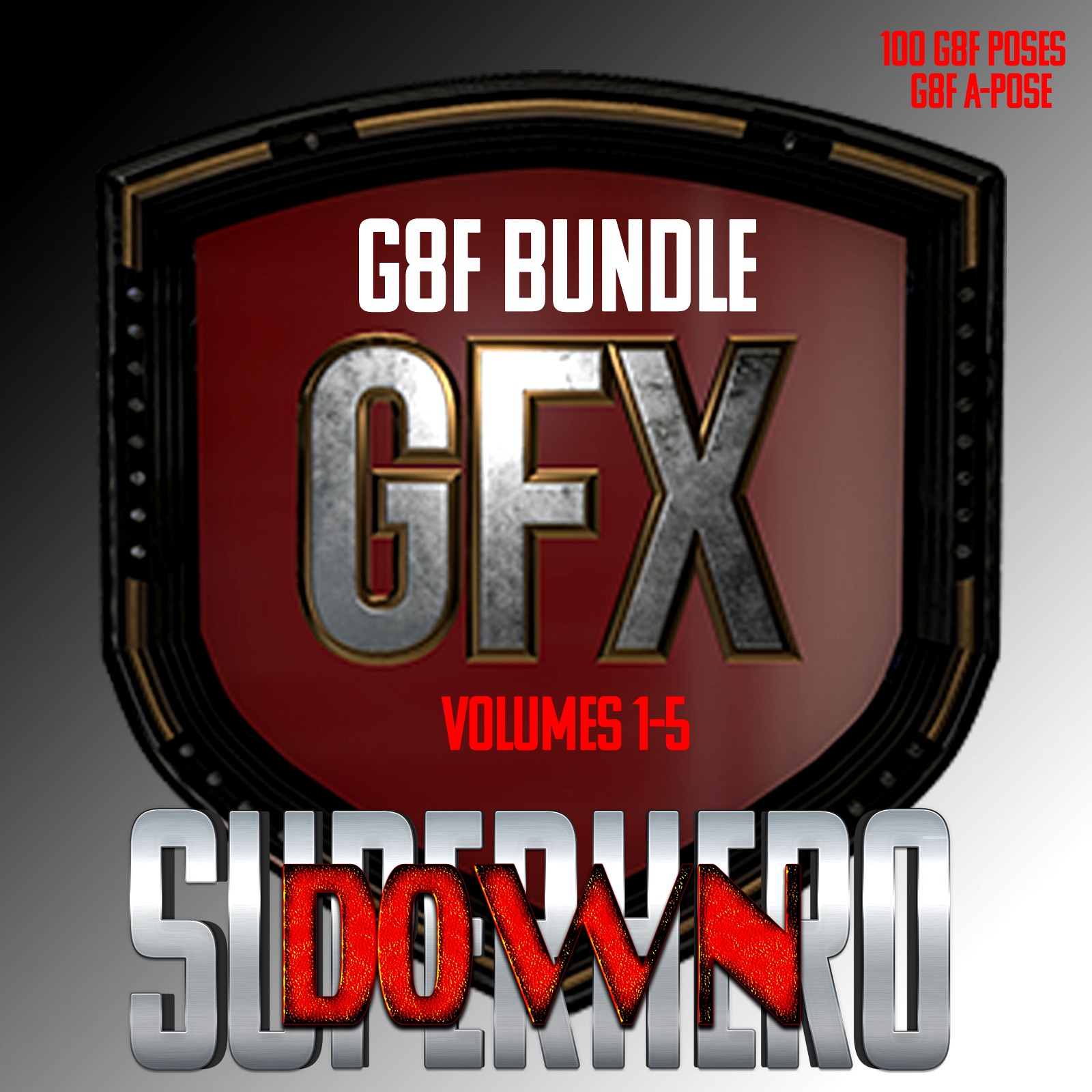 SuperHero Down Bundle for G8F