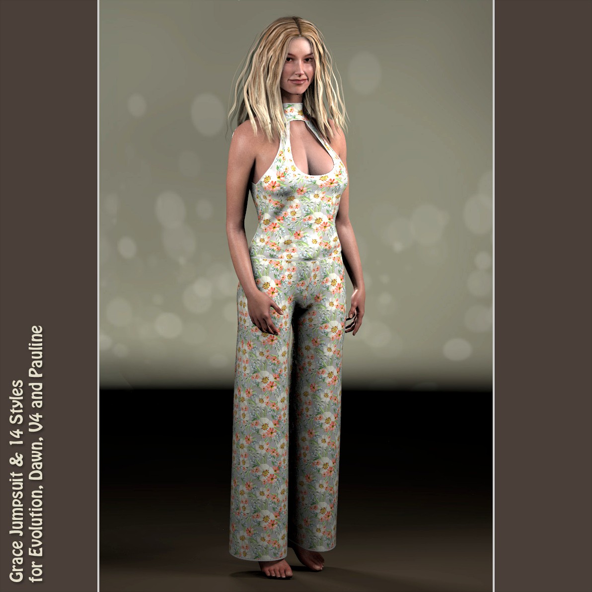 Grace Jumpsuit and 14 Styles for Project Evolution, V4, Dawn and Pauline