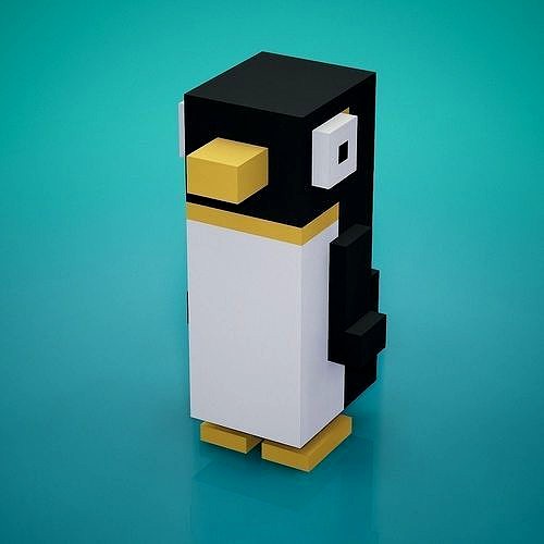 Voxel - Emperor Penguin